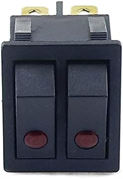 Mgtcar KCD3-201 6Pin On / Off 31,5 * 26mm 15a 20a / 125V / 250V Twin Cat Eye Eye Switch Hull Switch