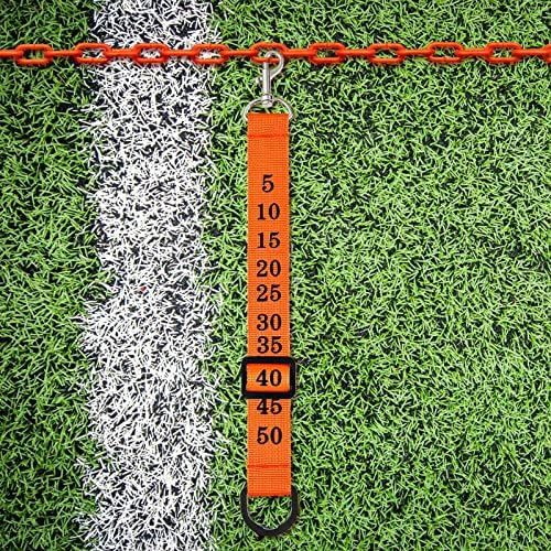 Taiyin Football Sucam Chain Clip Fudbalski dvorišni markeri Fudbal Službeni lančani klip Nogometnu opremu za muškarce Nylon Head Linedman