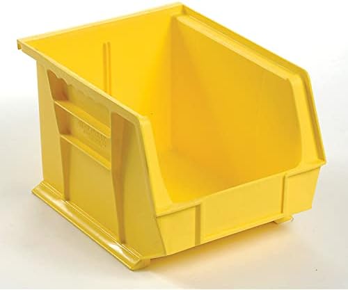Kanta za skladištenje plastike - kanta za skladištenje dijelova 8-1/4 x 10-3 / 4 x 7, žuta-Lot od 6