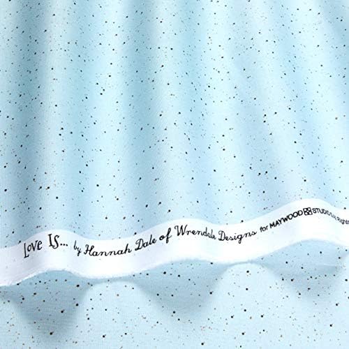 Maywood Studio Love Is Speckled Solid Light Coral, Fabric by the Yard