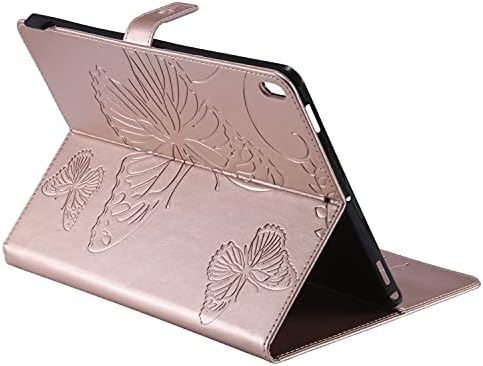 Tablet stražnji poklopac Tanak lagani reljefni leptir uzorak PU kožnih flip stajališta i kartica Kompatibilan sa iPad Air 10,5 2019