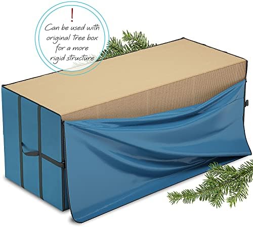 Ognjište & Luka 2 paket Božić stablo torba za pohranu 9 ft. Za odmor – vodootporna kutija za čuvanje jelke od 600D Oxford materijala-torba
