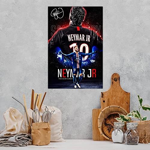 Tayyee Neymar Poster Fudbal Poster Sport Poster Cool poster dekoracije slike Soccer Poster platnena zidna umjetnost za dnevni boravak