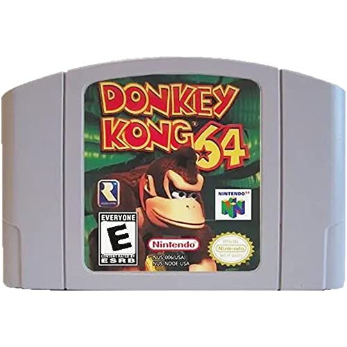 Donkey Kong 64 za Nintendo 64 igre, N64 Donkey Kong uložak za Video igre kompatibilan za N64 igre , lijepe uspomene iz djetinjstva,