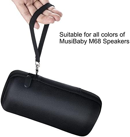 Musibaby M68 Hard Case, tvrda putna torbica za MusiBaby Bluetooth zvučnike, posebno dizajnirana i proizvedena od strane MusiBaby-Black