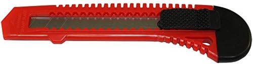 Utility nož kutija rezač uvlačenje noža otkinuti britva nož sa sigurnosnom bravom 5 Veleprodaja lot-48 Crvena, 48 žuta