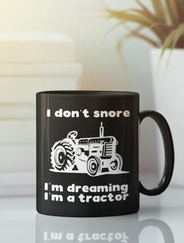 Creator's Cove Tractor crna šolja za kafu smiješni farmerski pokloni za muškarce, rančer stara vintage antique novelty farm Cup stuff