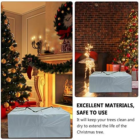 Yardwe Canvas tote jastuci za namještaj od 2 torbe za namještaj za terasu jastuk za odlaganje torba za božićno drvo tote torba za