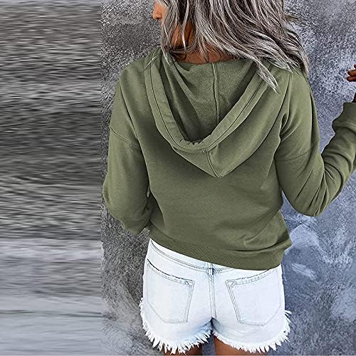 TARIENDY duksevi na pola dugmeta za žene sa dizajnom jesen proljeće modni pulover slatki estetski duksevi s dugim rukavima