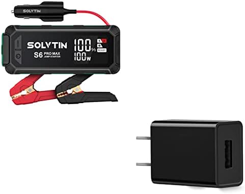 SOLVTIN S6 Pro Max početni paket za skok baterije sa zidnim punjačem