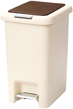 zxb-shop kanta za smeće kanta za smeće u domaćinstvu sa poklopcem Kreativna kuhinjska kanta za smeće u kupaonici, pedala+ruka za otvaranje poklopca na dva načina kanta za smeće