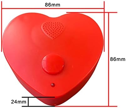 Electronics123 Govorna kutija za snimanje glasa za srce za plišane životinje i poklon kutije