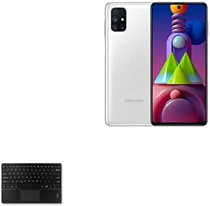 BoxWave tastatura kompatibilna sa Samsung Galaxy M62-SlimKeys Bluetooth tastatura sa Trackpadom, prenosiva Tastatura sa Trackpadom