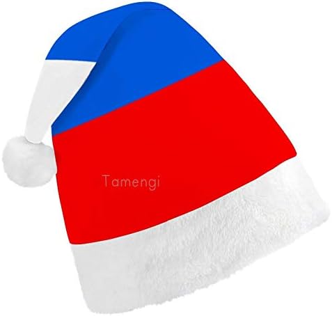 Božić Santa šešir, slovenačka Zastava Božić šešir za odrasle, Unisex Comfort Božić kape za Novu godinu svečani kostim Holiday Party