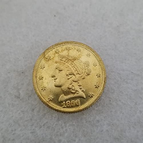 Qingfeng antički zanati Američki 1856. Verzija 1/2 zlatni kovanica srebrna dolara Srebrna kolekcija vanjske trgovine