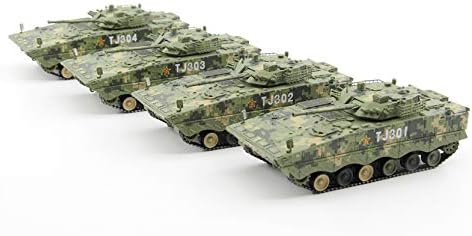 UNISTAR Kina ZBD-04A 4 u 1 Set TJ301 TJ302 TJ303 TJ304 1/72 Diecast model završen rezervoar