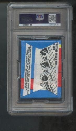 1979 Topps Football Card neotvoreni vosak paket Ocjenjen PSA 8 Earl Campbell Rookie - fudbalski voštani paketi