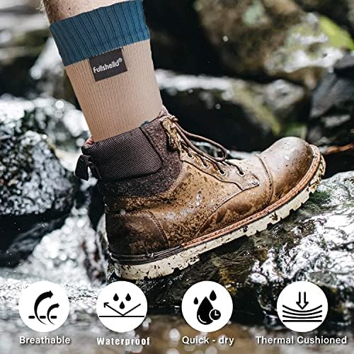 Fullsheild Unisex vodootporne čarape za muškarce žene čarape otporne na vremenske uslove planinarenje na otvorenom Trekking kampiranje ribolov biciklizam skijanje