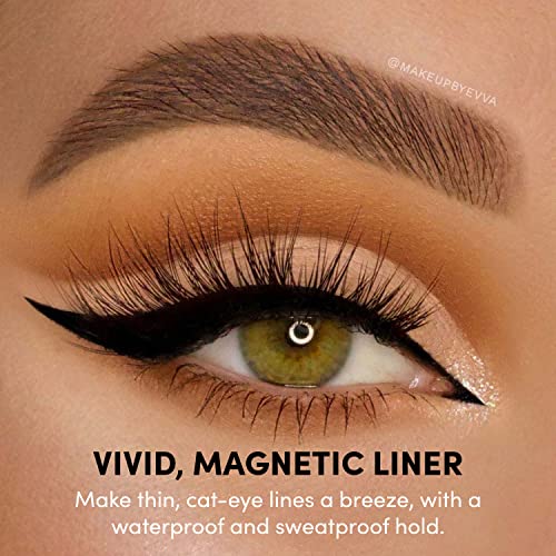 Glamnetic rođendan bi $ h magnetne trepavice sa dubokim prostorom filc vrh Eyeliner / 60 nosi višekratnu upotrebu Faux Mink trepavice