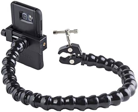 ModularniHose pomoćni tehnologijski držač telefona sa kompaktnim mini stezaljkom, nosači na okrugle cijevi do 1,5 promjera, rukom