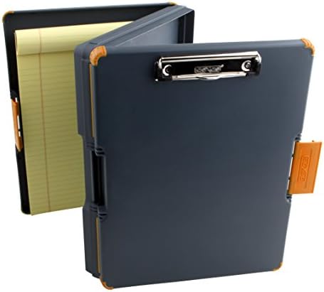 Dexas-5717-804 dexas Clearview clipcase međuspremnik za suho brisanje, 13,75 x 9,5 inča, narandžasta i Duo Clipcase dvostrana futrola