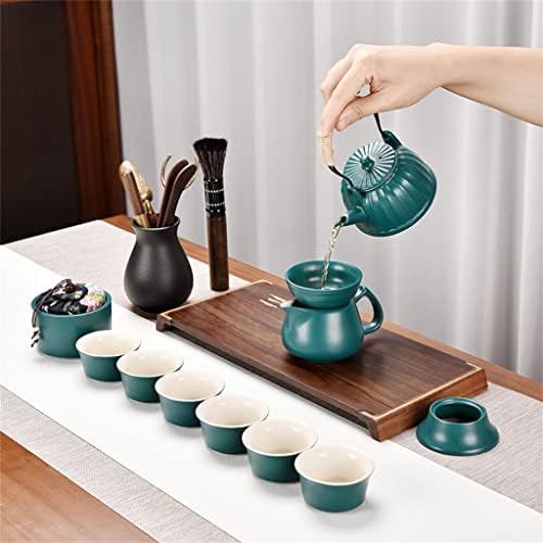 HDRZR keramički čajnik Teacup Office Teapot Kung Fu Tea set za prijenosni putnički kućni set čaja