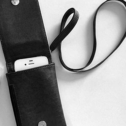 Naravno da možete ponuditi Art Deco poklon modni telefon novčanik torbica viseće mobilne torbice crni džep