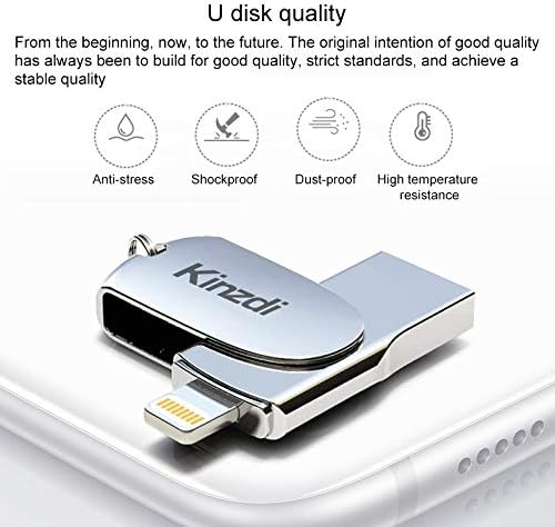 Huivangbu 128GB USB + 8 PIN sučelje Metalni Twister Flash U disk