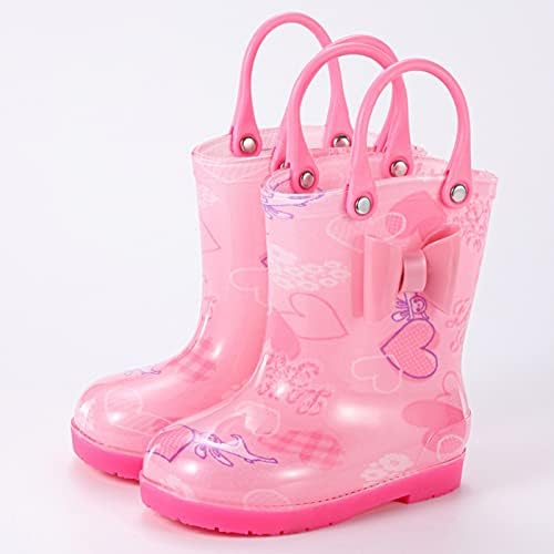 Toddler Rain Boots Baby Rain Boots kratke kišne čizme za mališane jednostavne na laganim cipelama za male veličine 5