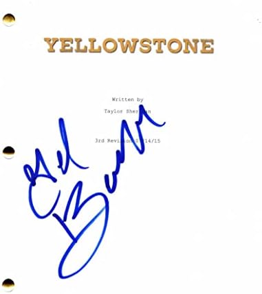 Gil Birmingham potpisan autogram Yellowstone Cijeli pilot - Thomas Rainwater Co-udred: Kevin Costner, Cole Hauser, Josh Holloway,