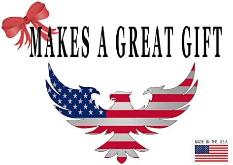 Veliki 10x6 američki orao u američkoj zastavi zastava naljepnica prozori die rez patriotsko auto zarca za branik vinilna naljepnica