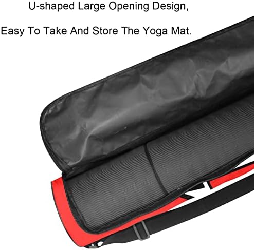 RATGDN Yoga Mat torba, Bubble Bang Vježba Yoga Mat Carrier full-Zip Yoga Mat torba za nošenje sa podesivim remenom za žene i muškarce