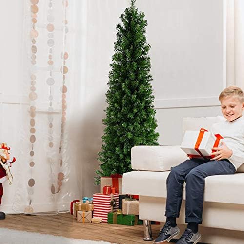 Realdo umjetno božićno drvce 7,5 stopa šarke na olovke za kućne borove borove s sklopivim metalnim postoljem