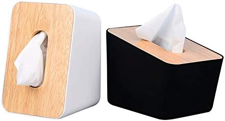 SFMZCM kutija za maramice plastični držač za salvete drveni poklopac držač papirnih ručnika kućna dekoracija desktop kutija za odlaganje