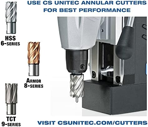 CS Unitec / MABasic 400 prenosiva magnetna bušilica / 1050W 2-brzina stacionarna bušilica sa / do 1-5 / 8 prečnik & 6-1 / 3 dubina reza
