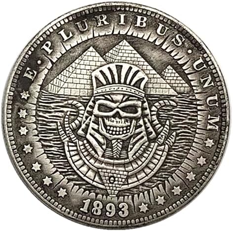 1893. Egipatske piramidene kovanice starinski bakar stari srebrni kovanice kovanice kovanice Craft reljefne bakrene srebrne kovanice