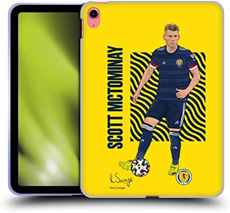 Dizajni za glavu Službeno licencirano Škotska Nacionalna fudbalska reprezentacija Scott McTominay Igrači Mekani gel Kućište kompatibilno sa Apple iPad 10.9