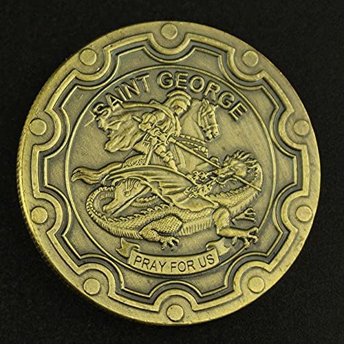 Operacija IRAQI Freedom Collection Art st. George i zmaj uzorak brončani pozlaćeni kovalnik za kovanu