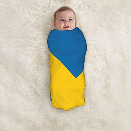 Zastava države Švedska BABY Blaket Primanje pokrivača za novorođenčad novorođenčad omotač