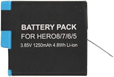 AHDBT-801 Zamjena baterije za akcijsku kameru GOPRO Hero 7 - kompatibilan sa SPJB1B Potpuno dekodiranom baterijom