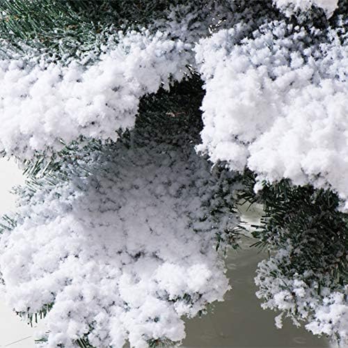 Cywyq 6 stopa umjetno božićno drvce, neograničeno ratonovolo natkriveno borovo drvo u čvrstom metalnom postolju, odliveno lišće na