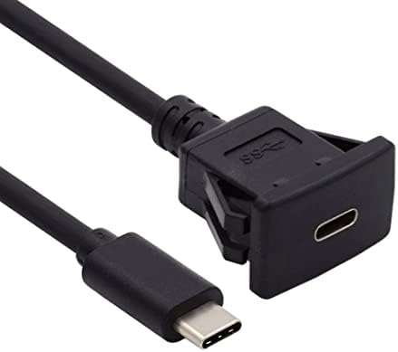 Chenyang CY USB C Vodootporni kabel, USB 3.1 Tip C muški za ženski ekstenzijski podaci Power Vodootporan za prašinu za prašinu za