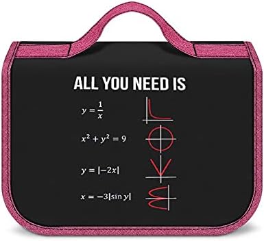 Sve što trebate je ljubav matematička toaletna torba sa visećim kukom za šminku Case Case Organizator tuš kabine