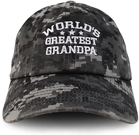 Trendy prodavnica odjeće najveći svjetski Djed vezeni Niski profil meka pamučna bejzbol kapa