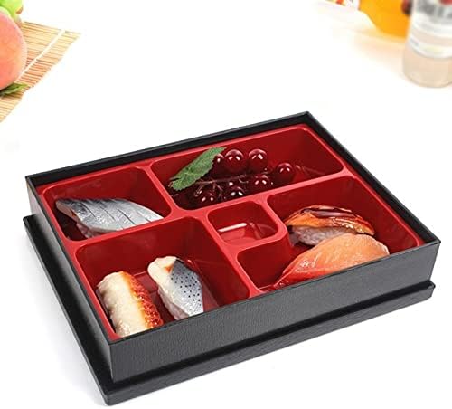 SJYDQ kancelarijski piknik prenosiva izdržljiva kutija za ručak školski sef kontejneri za pirinčanu hranu 5-sekcija Sushi Catering
