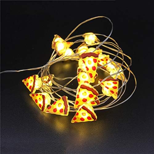 balacoo Božić ukras Light String - 20 LED Mini Pizza oblik string svjetla Lovely bakar Wire Light ukras za Vjenčanje Party spavaća