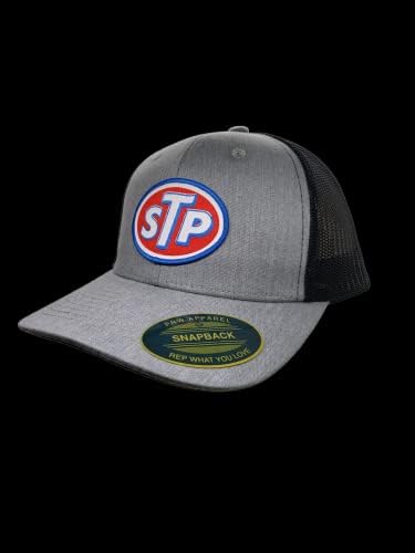 STP Vintage kamionski šeširi mrežasta podloga Snapback-podesiva sa tkanim STP zakrpom