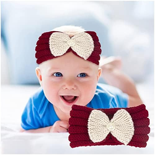 Baby Headbands pleteni luk Turban meke tople slatke trake za kosu modni dodaci za kosu poklon za djecu Toddler Newborn