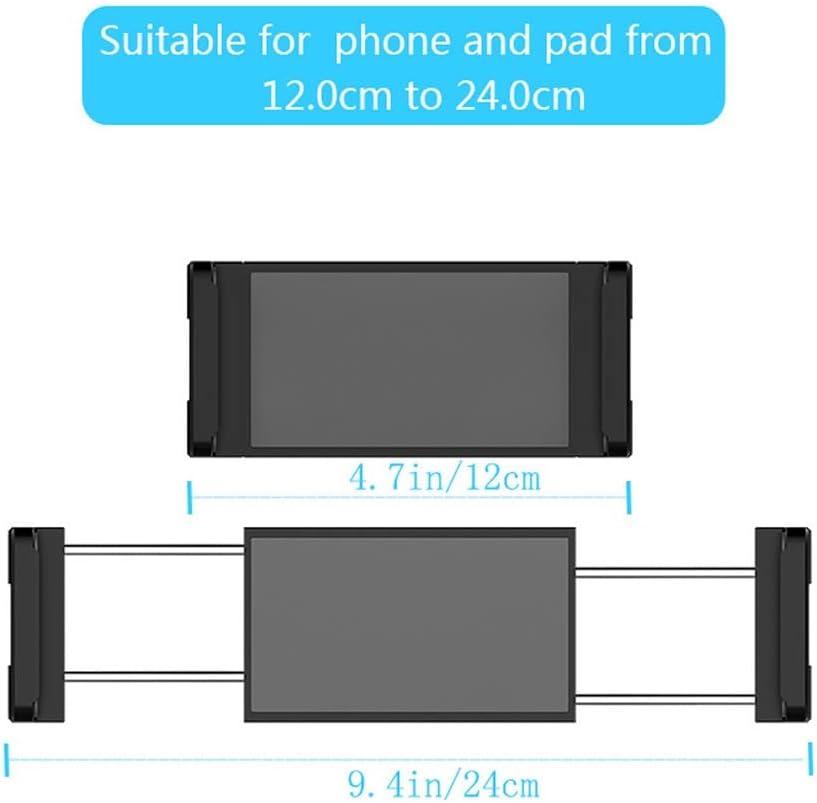 TREXD držač tableta Podesivi sklopivi zakretni stolni nosač za okretni montiranje mobilnog telefona za okretni stol za 360 ° telefoni