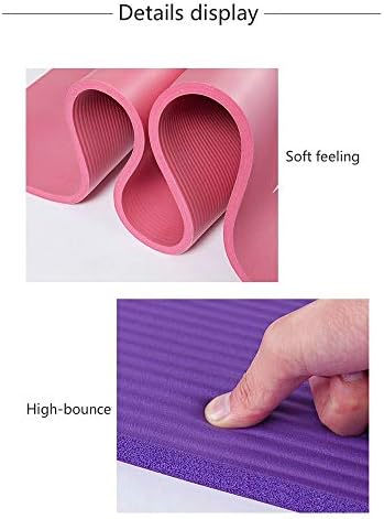 FUNHHUI yoga prostirke za opremu za teretanu 20 mm Super debljanje protiv klizanja za početnike Teretana fitnes vježbe bez ukusa ekološki